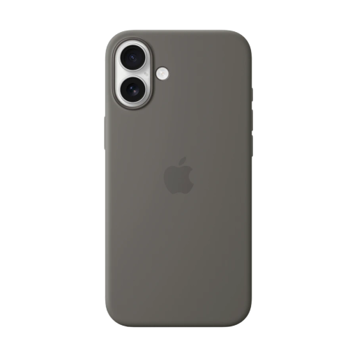 Apple Case Silicone Case with MagSafe Stone Gray for iPhone 16 Plus